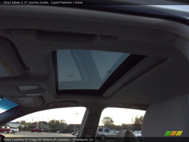 Liquid Platinum / Stone 2013 Infiniti G 37 Journey Sedan