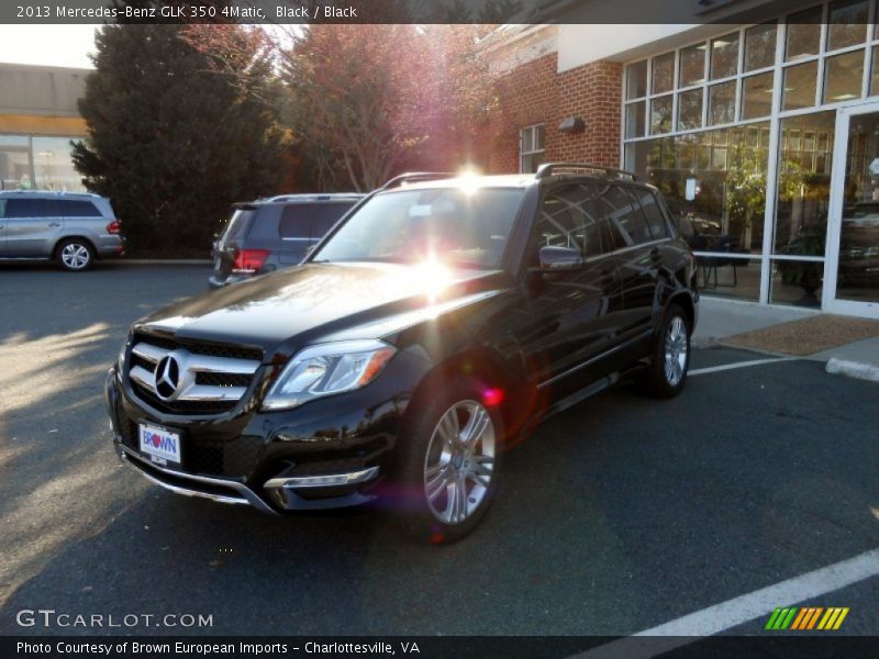 Black / Black 2013 Mercedes-Benz GLK 350 4Matic