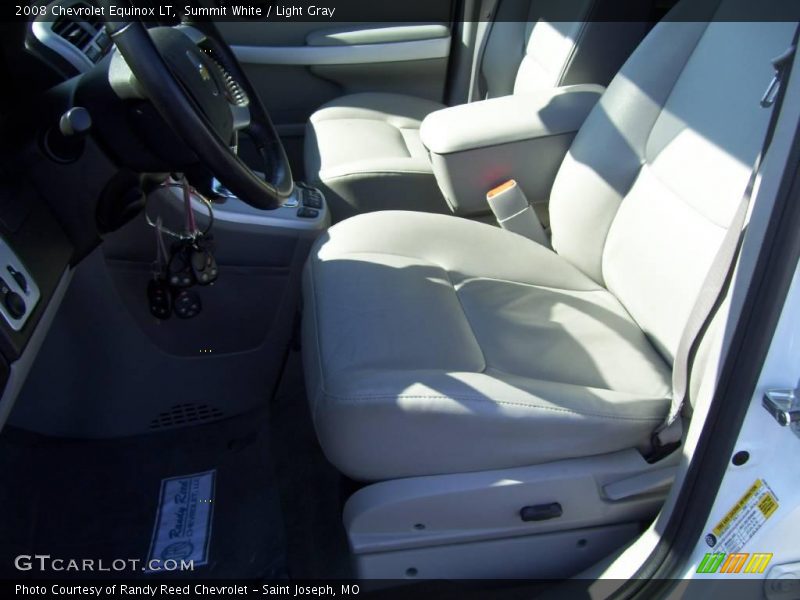 Summit White / Light Gray 2008 Chevrolet Equinox LT