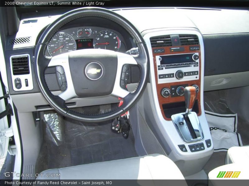 Summit White / Light Gray 2008 Chevrolet Equinox LT