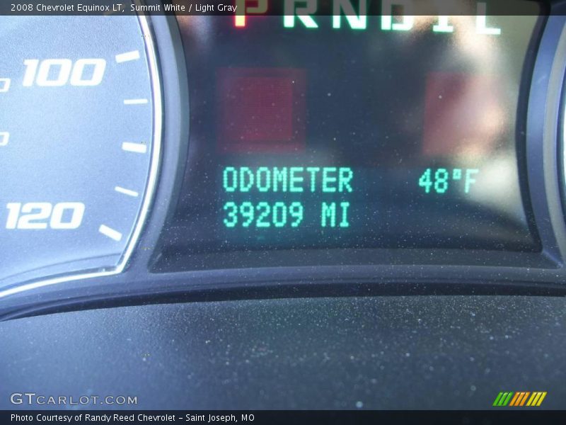 Summit White / Light Gray 2008 Chevrolet Equinox LT