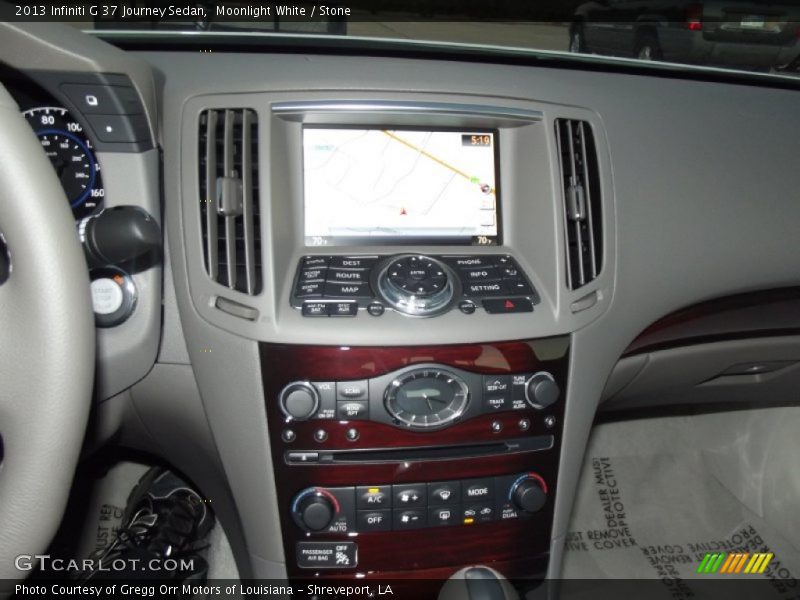 Moonlight White / Stone 2013 Infiniti G 37 Journey Sedan