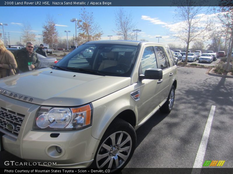 Nazca Sand Metallic / Alpaca Beige 2008 Land Rover LR2 HSE