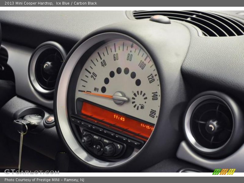 Ice Blue / Carbon Black 2013 Mini Cooper Hardtop