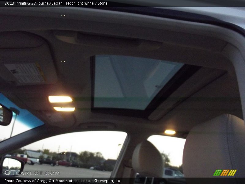 Moonlight White / Stone 2013 Infiniti G 37 Journey Sedan