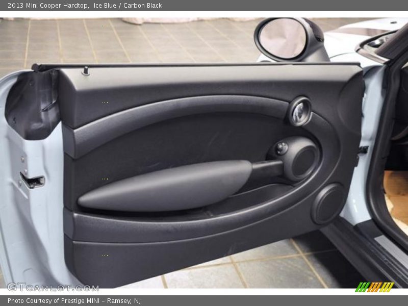 Ice Blue / Carbon Black 2013 Mini Cooper Hardtop