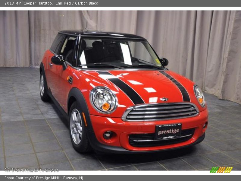 Chili Red / Carbon Black 2013 Mini Cooper Hardtop