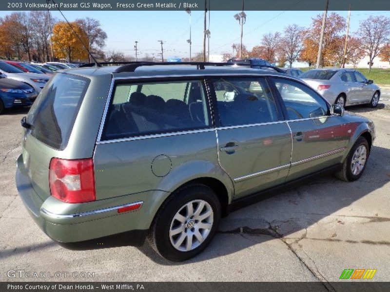 Fresco Green Metallic / Black 2003 Volkswagen Passat GLS Wagon