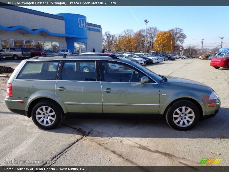 Fresco Green Metallic / Black 2003 Volkswagen Passat GLS Wagon