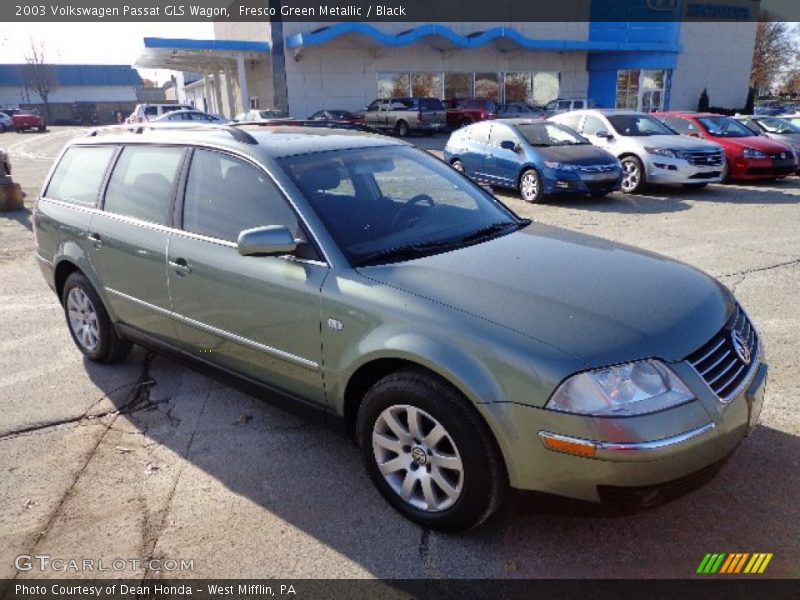 Fresco Green Metallic / Black 2003 Volkswagen Passat GLS Wagon