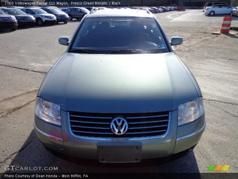 Fresco Green Metallic / Black 2003 Volkswagen Passat GLS Wagon