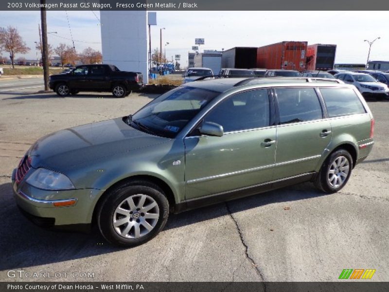 Fresco Green Metallic / Black 2003 Volkswagen Passat GLS Wagon