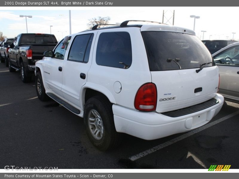 Bright White / Dark Slate Gray 2001 Dodge Durango SLT 4x4