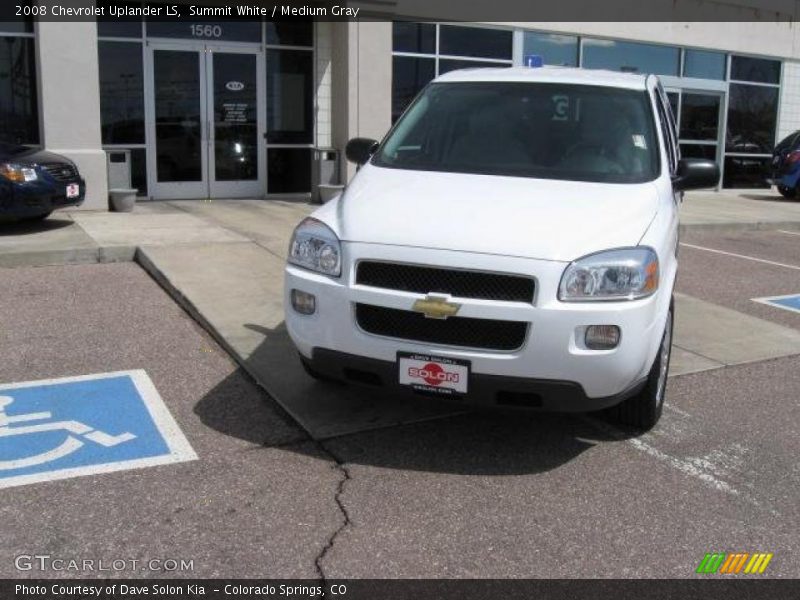 Summit White / Medium Gray 2008 Chevrolet Uplander LS