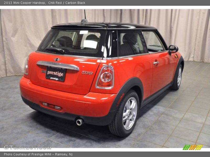 Chili Red / Carbon Black 2013 Mini Cooper Hardtop
