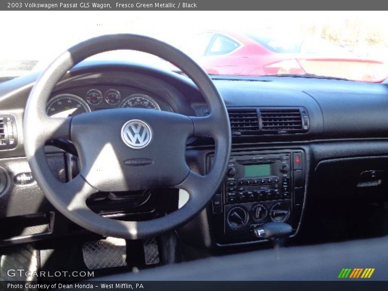 Fresco Green Metallic / Black 2003 Volkswagen Passat GLS Wagon