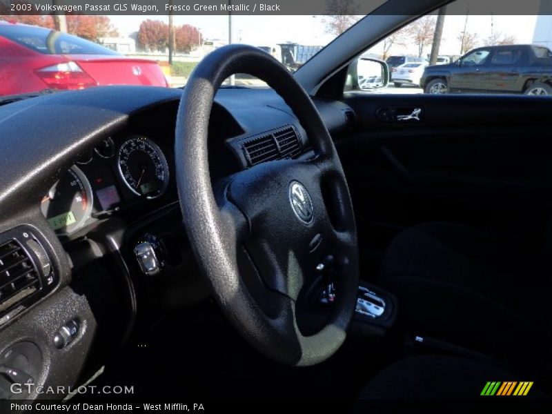 Fresco Green Metallic / Black 2003 Volkswagen Passat GLS Wagon