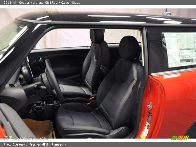 Chili Red / Carbon Black 2013 Mini Cooper Hardtop