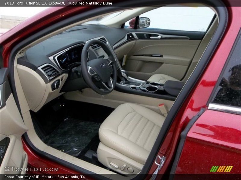 Ruby Red Metallic / Dune 2013 Ford Fusion SE 1.6 EcoBoost