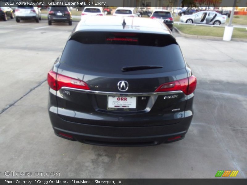 Graphite Luster Metallic / Ebony 2013 Acura RDX AWD