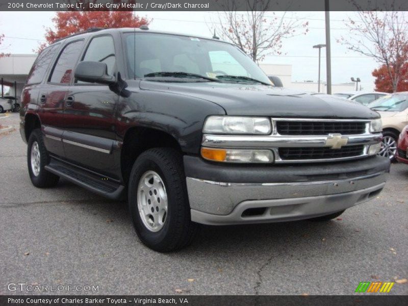 Dark Gray Metallic / Gray/Dark Charcoal 2004 Chevrolet Tahoe LT
