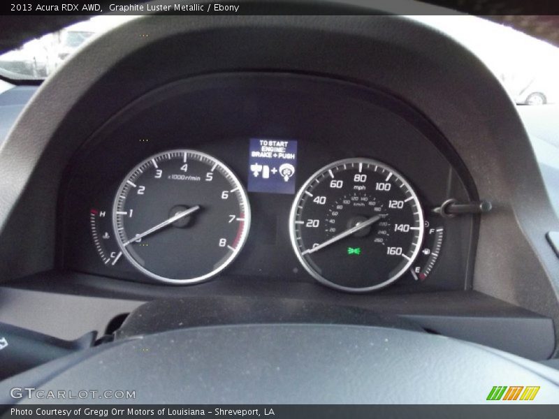 Graphite Luster Metallic / Ebony 2013 Acura RDX AWD