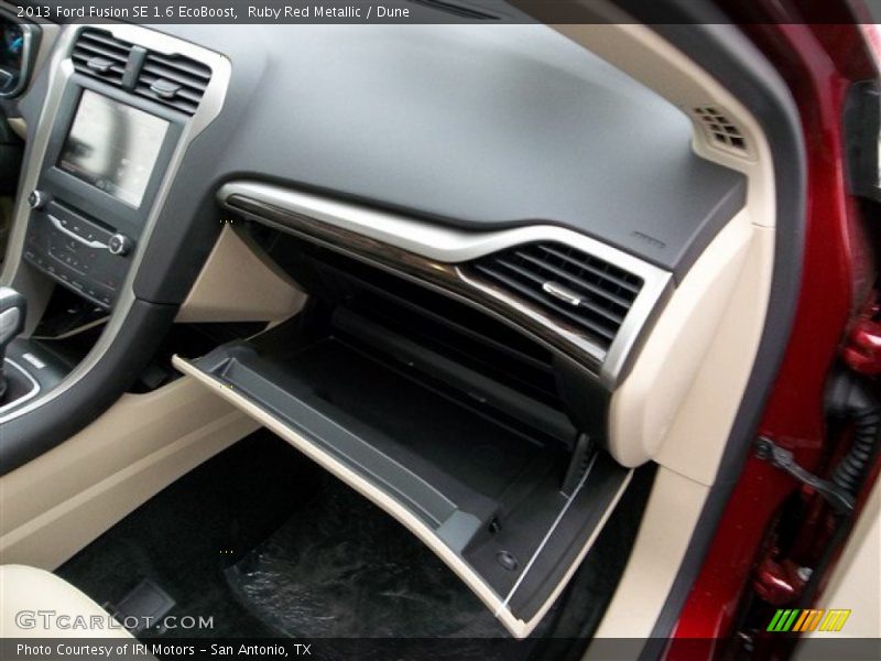 Ruby Red Metallic / Dune 2013 Ford Fusion SE 1.6 EcoBoost