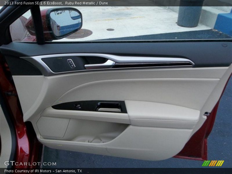 Ruby Red Metallic / Dune 2013 Ford Fusion SE 1.6 EcoBoost