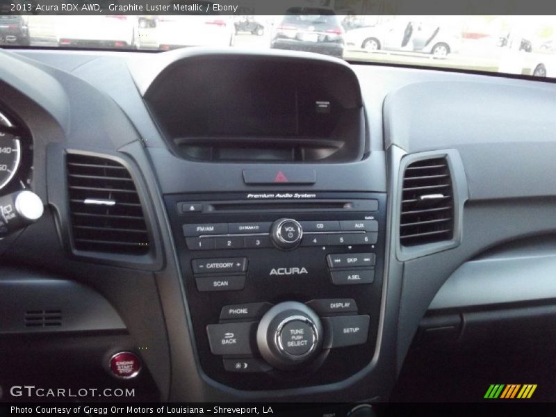 Controls of 2013 RDX AWD