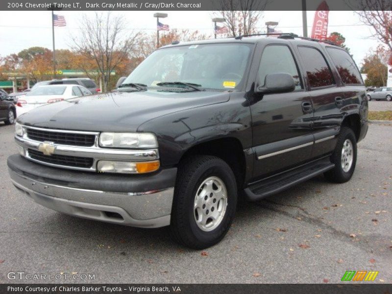 Dark Gray Metallic / Gray/Dark Charcoal 2004 Chevrolet Tahoe LT