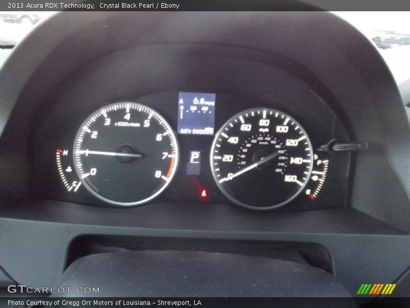 Crystal Black Pearl / Ebony 2013 Acura RDX Technology