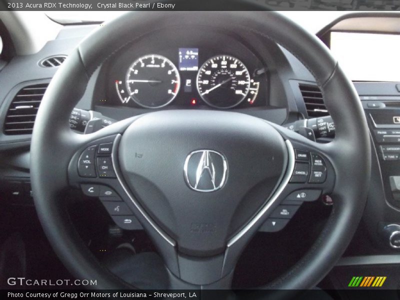 Crystal Black Pearl / Ebony 2013 Acura RDX Technology