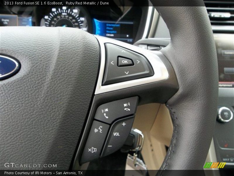 Ruby Red Metallic / Dune 2013 Ford Fusion SE 1.6 EcoBoost