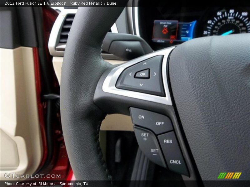 Ruby Red Metallic / Dune 2013 Ford Fusion SE 1.6 EcoBoost