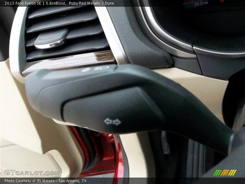 Ruby Red Metallic / Dune 2013 Ford Fusion SE 1.6 EcoBoost