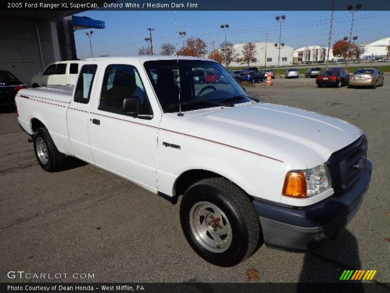 Oxford White / Medium Dark Flint 2005 Ford Ranger XL SuperCab
