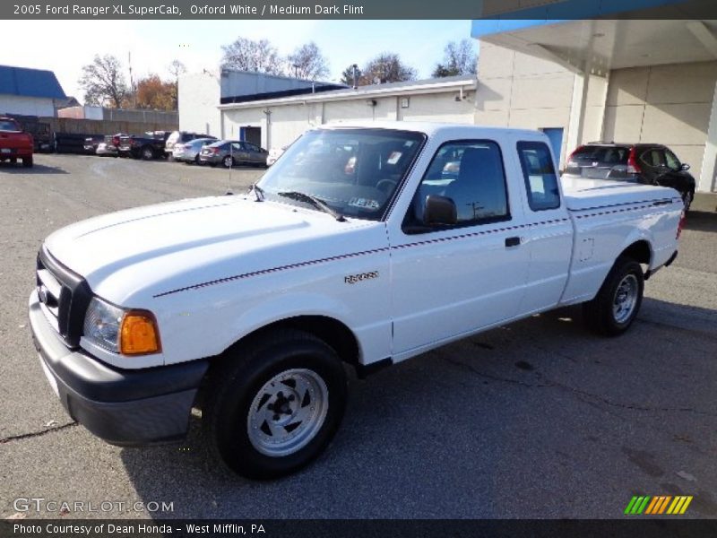 Oxford White / Medium Dark Flint 2005 Ford Ranger XL SuperCab