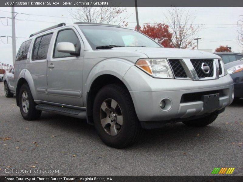 Silver Lightning / Graphite 2007 Nissan Pathfinder SE 4x4