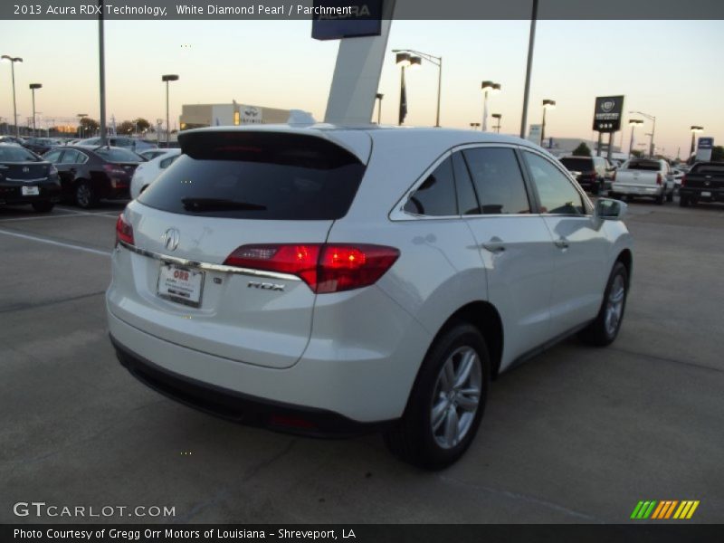 White Diamond Pearl / Parchment 2013 Acura RDX Technology
