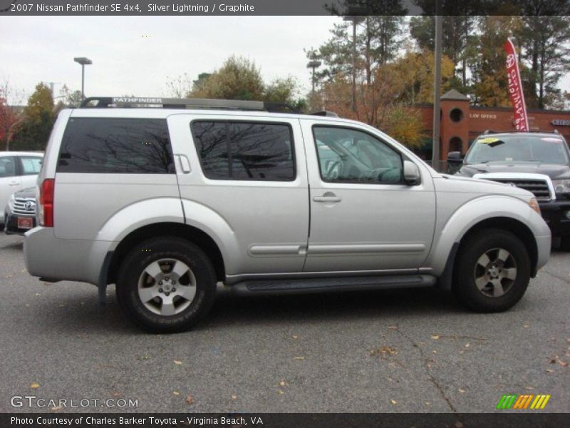Silver Lightning / Graphite 2007 Nissan Pathfinder SE 4x4