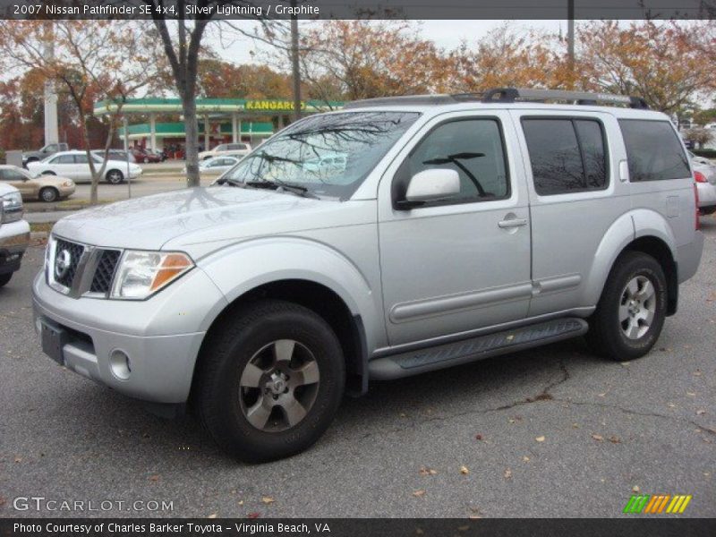 Silver Lightning / Graphite 2007 Nissan Pathfinder SE 4x4