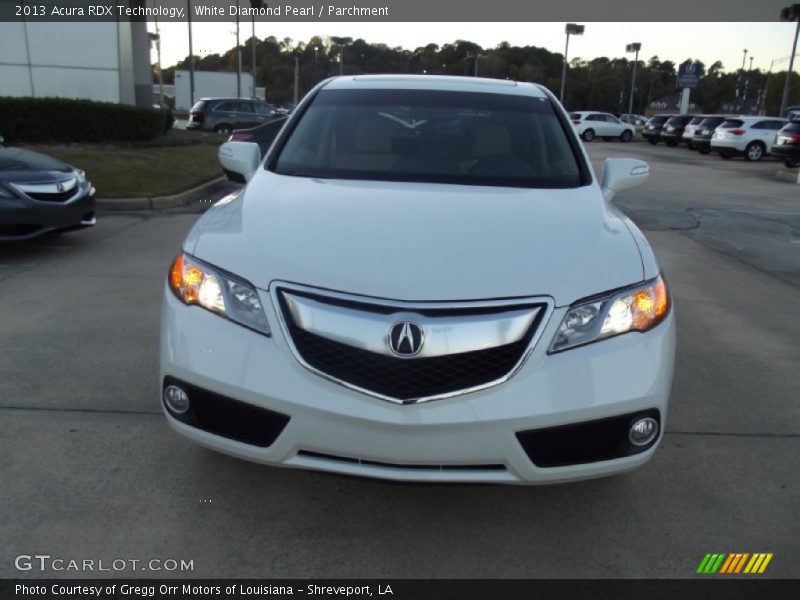 White Diamond Pearl / Parchment 2013 Acura RDX Technology