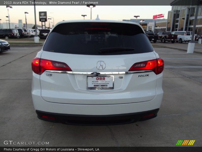 White Diamond Pearl / Parchment 2013 Acura RDX Technology