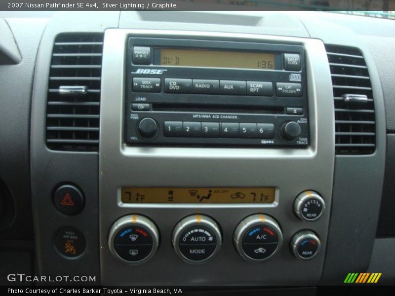Silver Lightning / Graphite 2007 Nissan Pathfinder SE 4x4