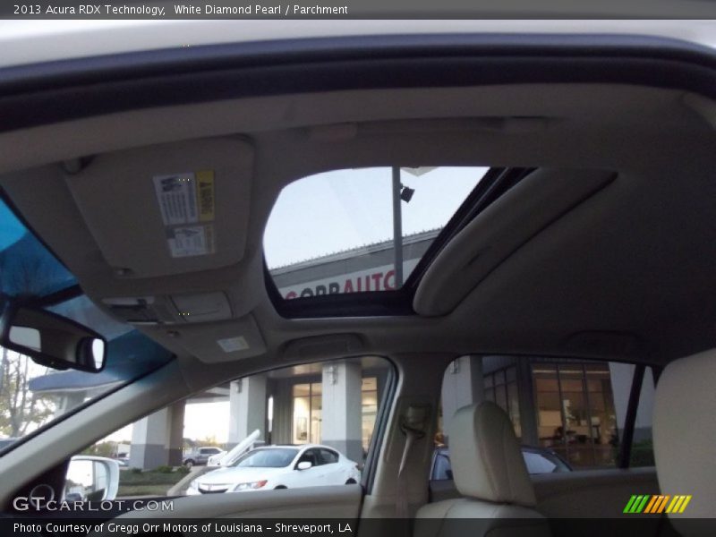 White Diamond Pearl / Parchment 2013 Acura RDX Technology