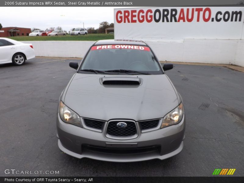 Steel Gray Metallic / Anthracite Black 2006 Subaru Impreza WRX Sedan