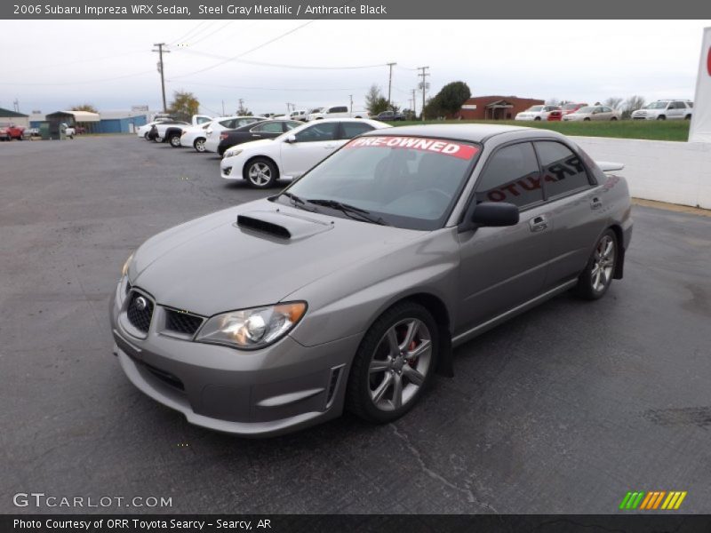 Steel Gray Metallic / Anthracite Black 2006 Subaru Impreza WRX Sedan