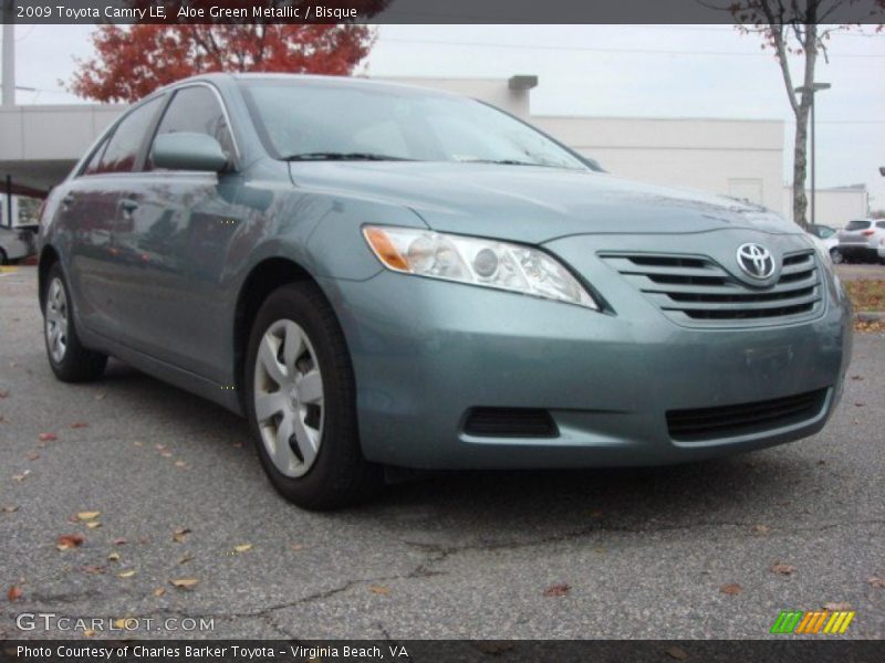 Aloe Green Metallic / Bisque 2009 Toyota Camry LE