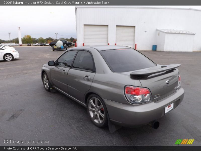 Steel Gray Metallic / Anthracite Black 2006 Subaru Impreza WRX Sedan