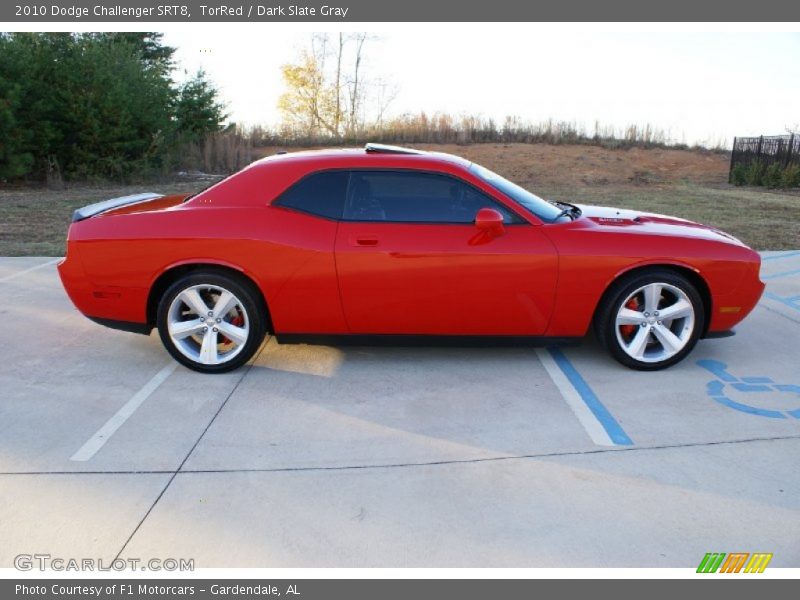 TorRed / Dark Slate Gray 2010 Dodge Challenger SRT8